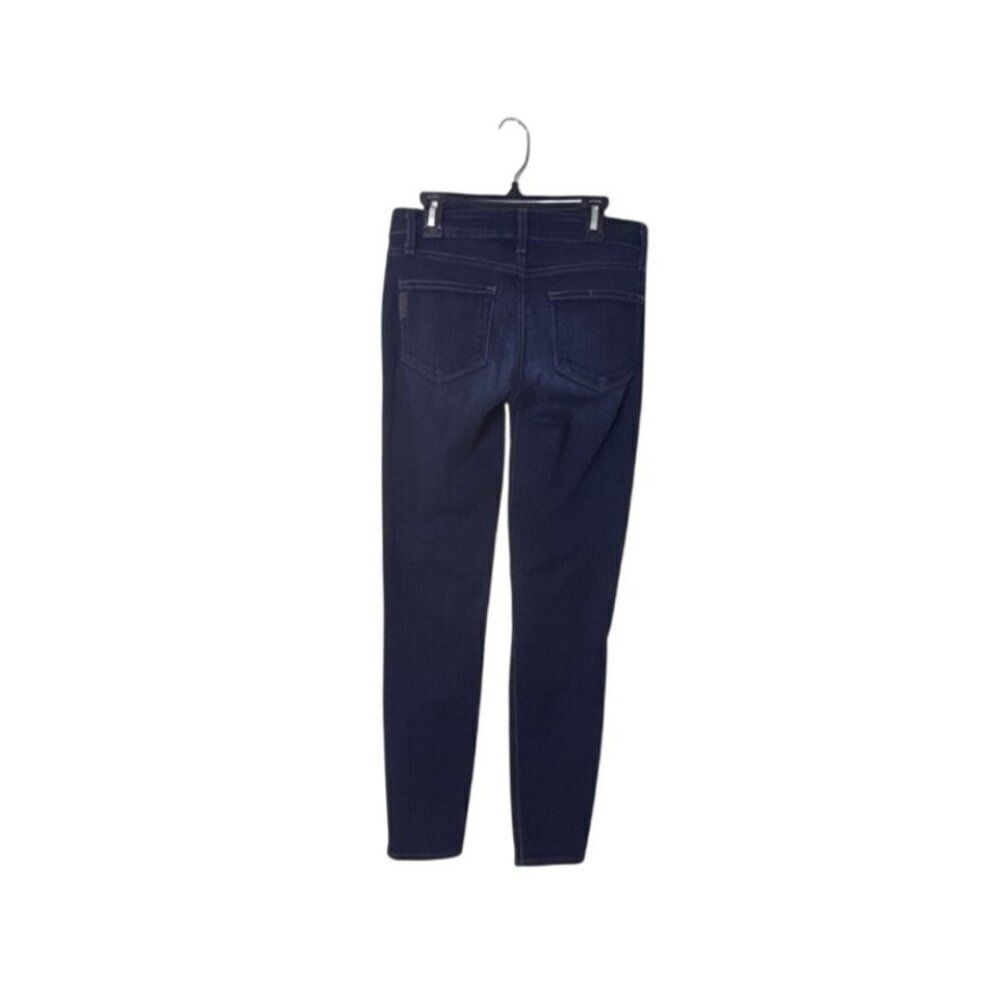 Paige Verdugo Ankle Skinny Jeans Womens Size 25 Dark Wash Rayon/Cotton/Polyester - Picture 2 of 5